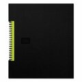 Tops Business Forms Oxford, IDEA COLLECTIVE PROFESSIONAL WIREBOUND HARDCOVER NOTEBOOK, 8 1/2 X 11, BLACK 56895